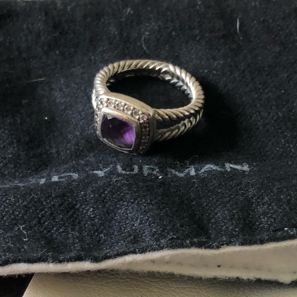 David Yurman amethyst cable ring - Picture 8 of 8